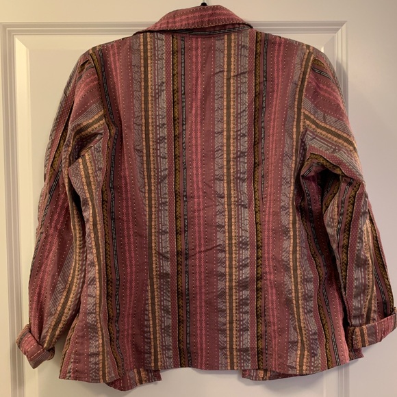 VTG Western Style Button-Down Long Sleeve Shirt - Picture 8 of 9